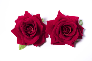 Květinová ozdoba FLOX růže rudá velká